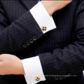 Luxury Fully Jewelled Black Enamel Cufflinks Business Party Suit Shirts Cufflinks